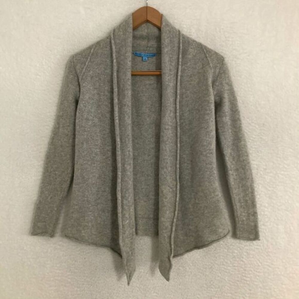 Antonio Melani Cashmere Open Front Cardigan Sweater Womens Size S Ava Shawl